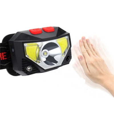 Super Bright Powerful LED Headlamp USB Rechargeable Body Motion Sensor Hunting LED Headlight Camping Head Light Torch