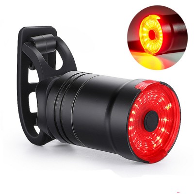 Smart LED Bicycle Tail Light USB Rechargeable Auto Start/Stop Waterproof Bike Brake Sensing Safety Warning Light