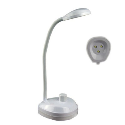 Portable Mini flexible 3 LED Desk lamp Adjustable Lighting Book light Night reading lamp for Kids