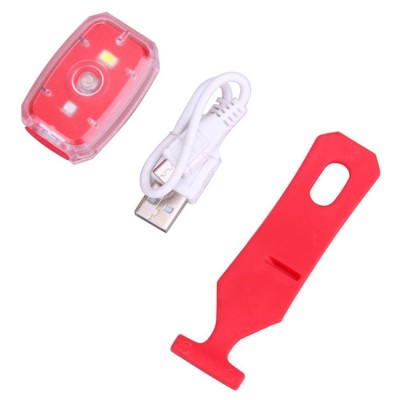 Clip LED Bicycle Light USB Rechargeable Mountain Bike Tail Light Taillight MTB Safety Warning Bicycle Rear Light