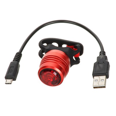 USB Rechargeable 3 Mode safety led Bike Tail Lamp Aluminum Mini Bike Bicycle Rear Warning Red Light Lamp