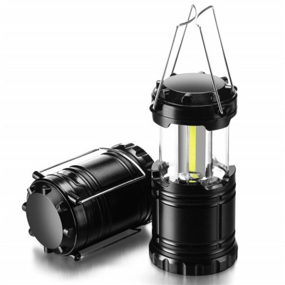 LED Camping Light Lantern Collapsible 300lm COB Technology Battery Powered Camping Lantern