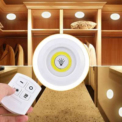 COB LED Wall Lamp Dimmable Touch Remote Control Closet Light