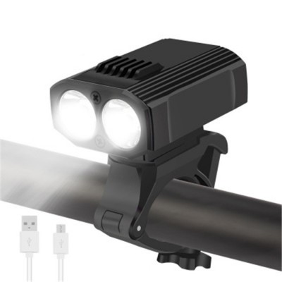 400 Lumen Bike LED Light Cycling Bicycle Flashlight USB Rechargeable MTB Bike Front Light With 360 degree Rotating Mount